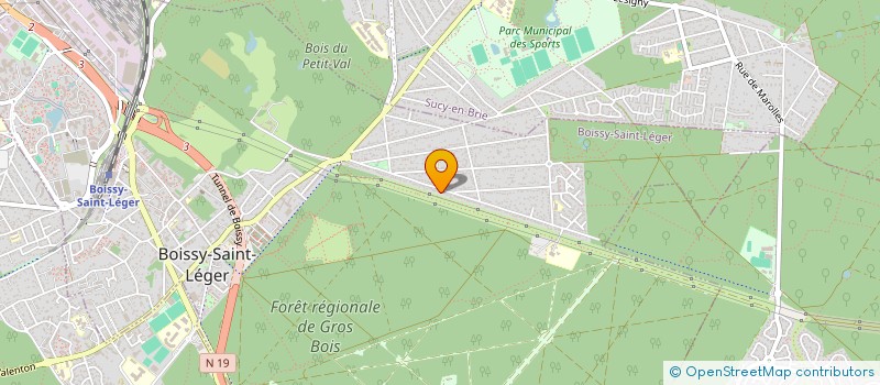localisation de l'entreprise 825 400 757   BOISSY-SAINT-LEGER