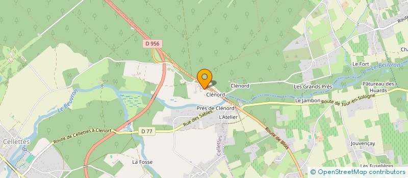 localisation de l'entreprise 827 448 820   COUR-CHEVERNY