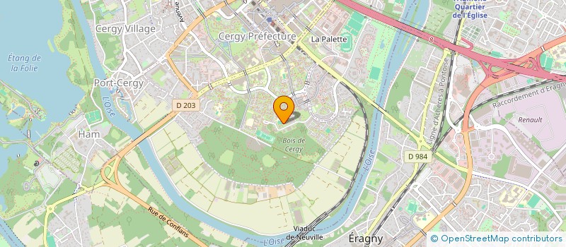 localisation de l'entreprise 827 477 811   CERGY