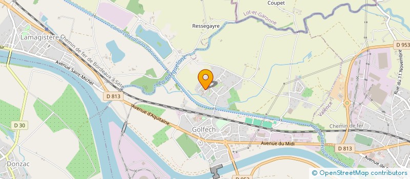 localisation de l'entreprise 827 523 176   GOLFECH