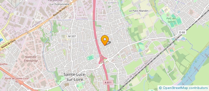 localisation de l'entreprise 827 528 936   SAINTE-LUCE-SUR-LOIRE