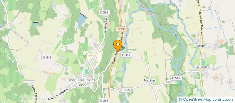 localisation de l'entreprise 827 536 707   CASTELNAU-RIVIERE-BASSE