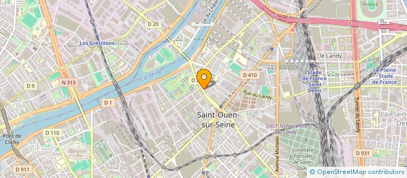localisation de l'entreprise 827 567 371 à SAINT-OUEN-SUR-SEINE