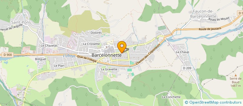 localisation de l'entreprise 827 567 512   BARCELONNETTE