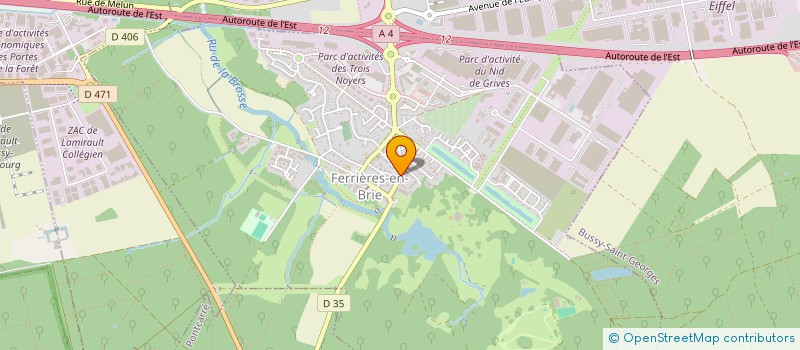 localisation de l'entreprise 827 615 717   BUSSY-SAINT-GEORGES