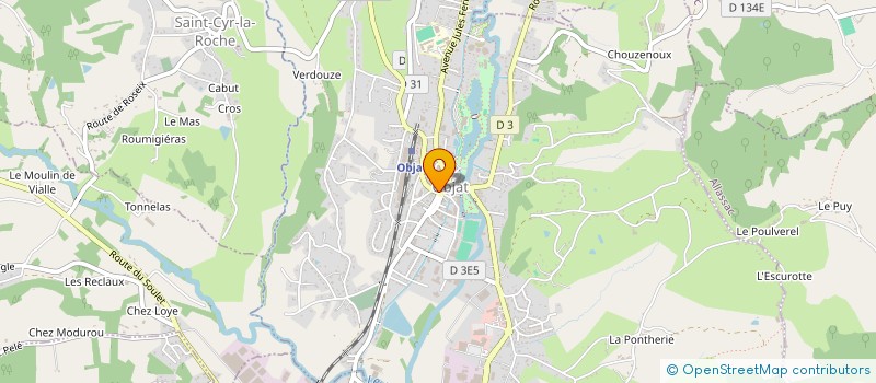 localisation de l'entreprise 827 619 941 à BOUSSAC