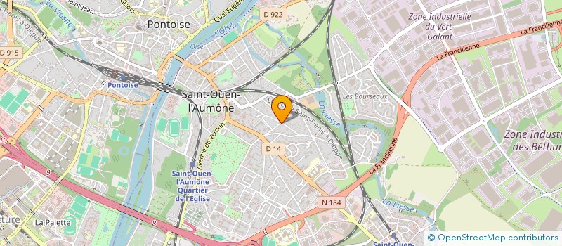 localisation de l'entreprise 827 659 376   SAINT-OUEN-L'AUMONE