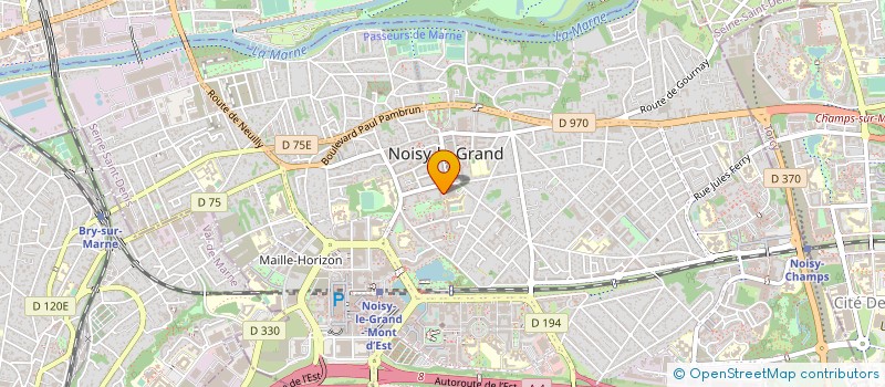 localisation de l'entreprise 827 699 430   NOISY-LE-GRAND