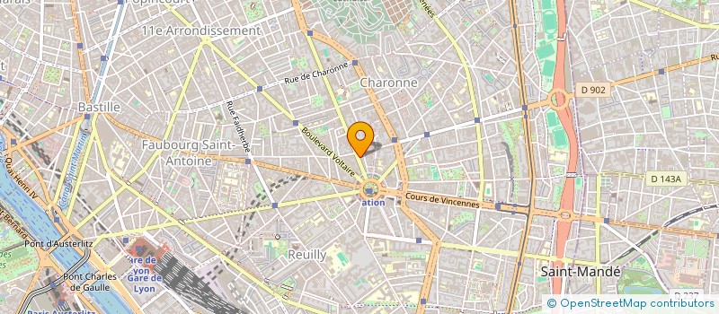 localisation de l'entreprise 827 703 901 à SAINT-OUEN-SUR-SEINE