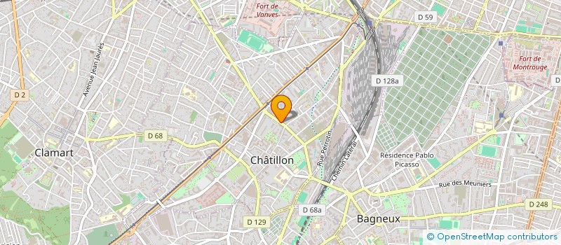 localisation de l'entreprise 827 720 319   CHATILLON