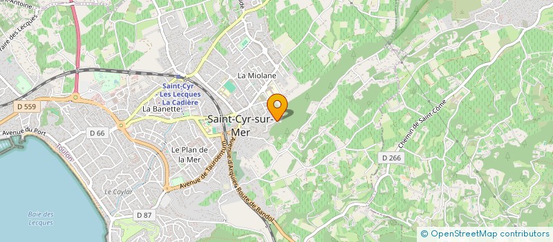 localisation de l'entreprise 827 729 294  à SAINT-CYR-SUR-MER