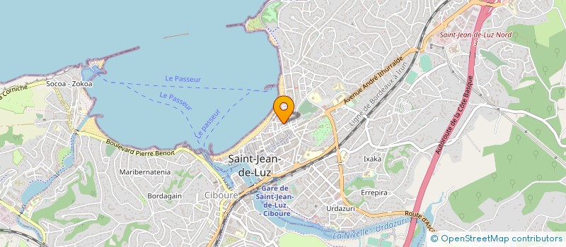 localisation de l'entreprise 827 734 096  à SAINT-JEAN-DE-LUZ