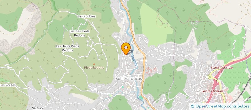 localisation de l'entreprise 827 740 614   SOLLIES-TOUCAS