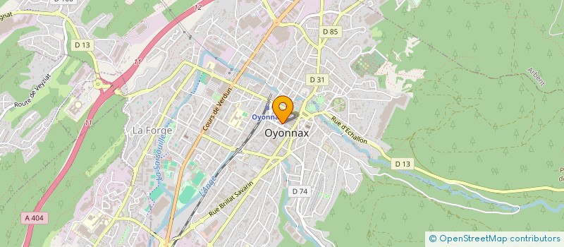 localisation de l'entreprise 827 747 320  à OYONNAX