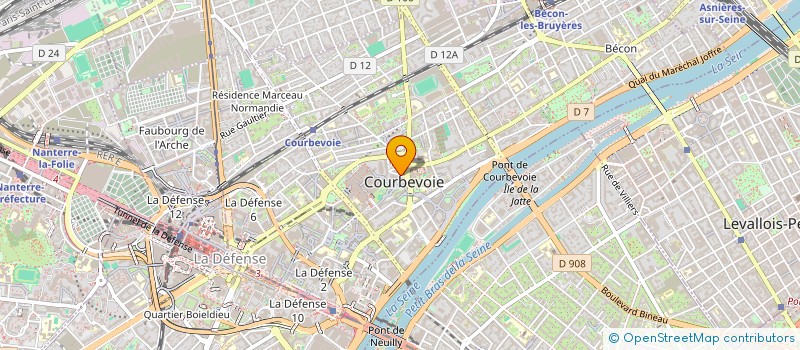 localisation de l'entreprise 827 775 974   COURBEVOIE