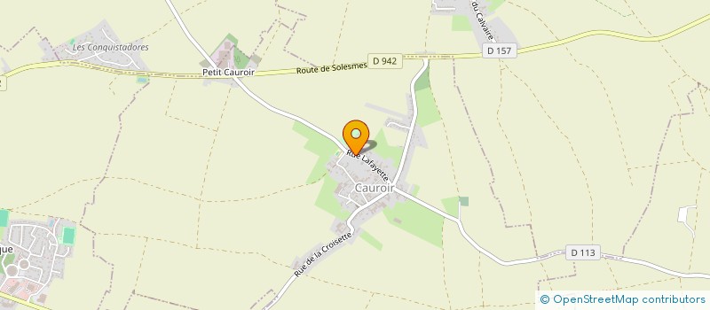 localisation de l'entreprise 827 796 525   CAUROIR