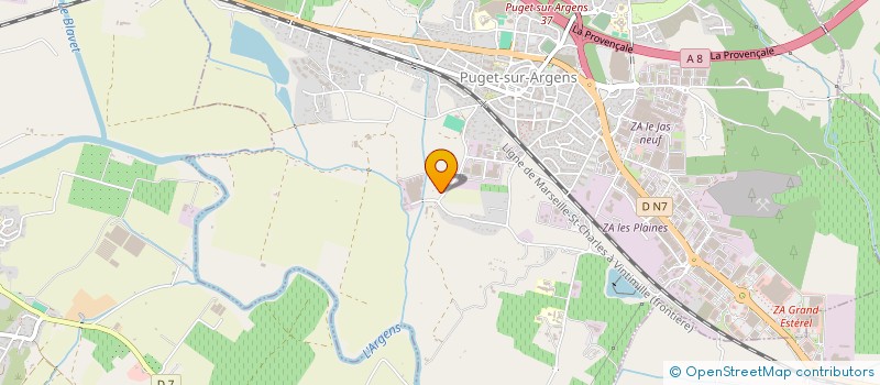 localisation de l'entreprise 827 814 971 à PUGET-SUR-ARGENS