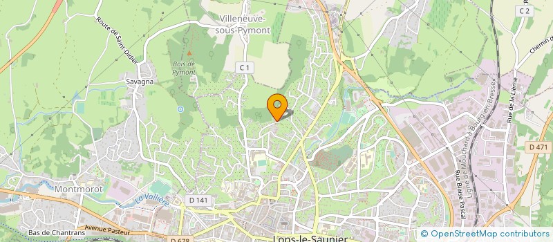 localisation de l'entreprise 827 820 705 à LONS-LE-SAUNIER