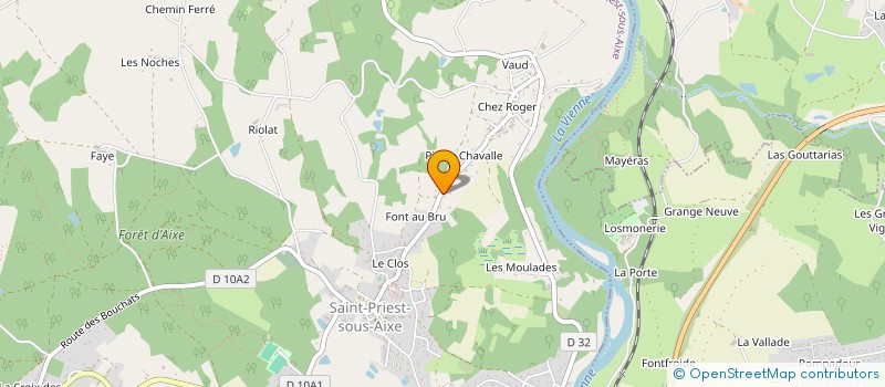 localisation de l'entreprise 827 829 805  à LIMOGES