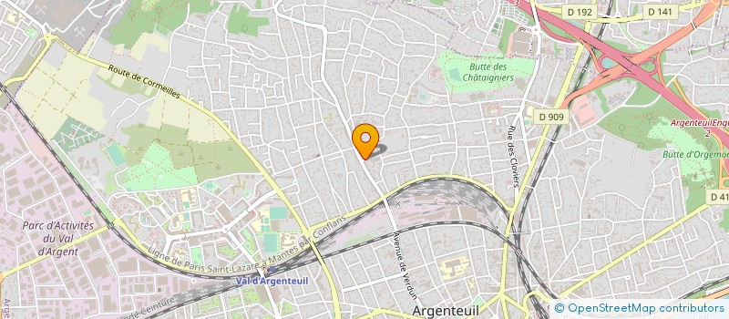 localisation de l'entreprise 827 843 327   ARGENTEUIL