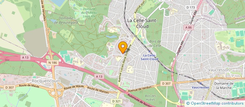 localisation de l'entreprise 827 857 129   LA CELLE-SAINT-CLOUD