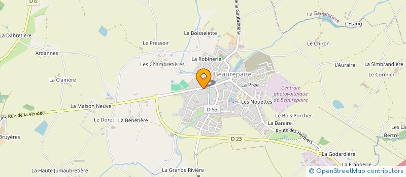 localisation de l'entreprise 827 862 970   BEAUREPAIRE