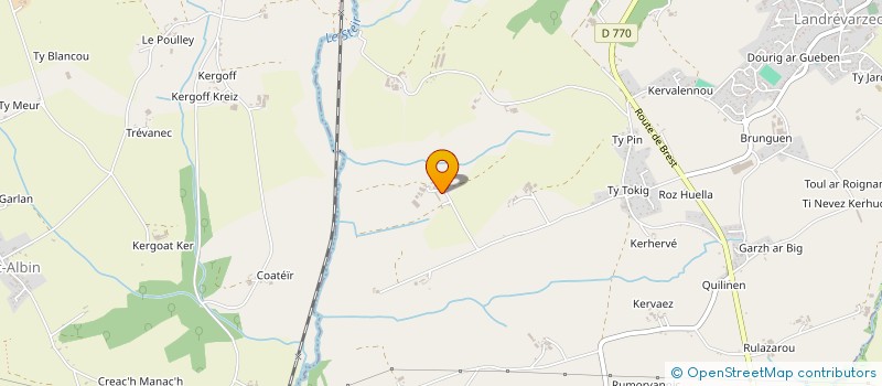 localisation de l'entreprise 827 881 442   LANDREVARZEC