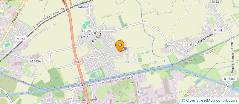 localisation de l'entreprise 827 890 013   SALOME