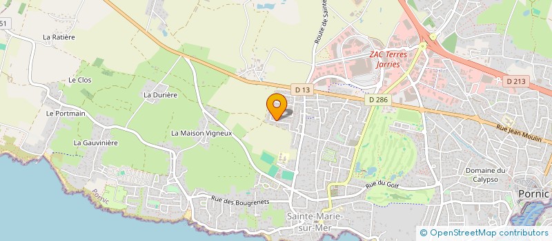 localisation de l'entreprise 827 907 023   PORNIC