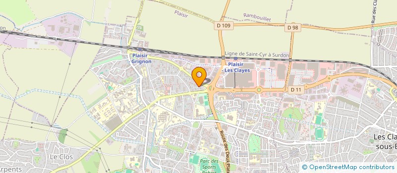 localisation de l'entreprise 827 913 138   PLAISIR