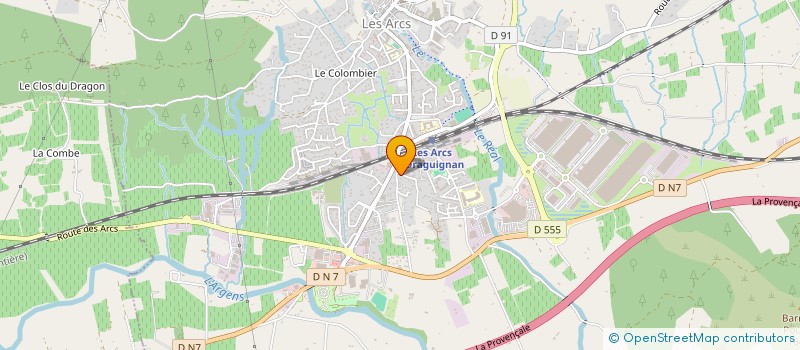 localisation de l'entreprise 827 929 522 à LES ARCS