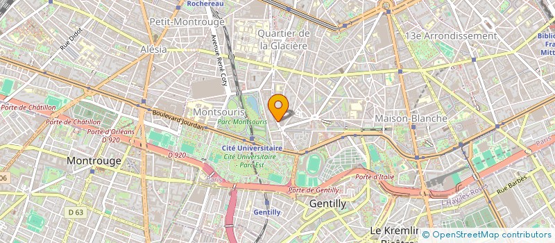 localisation de l'entreprise 827 958 133   MONTROUGE