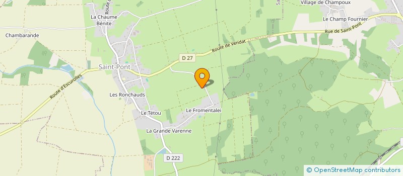 localisation de l'entreprise 828 010 132   SAINT-PONT