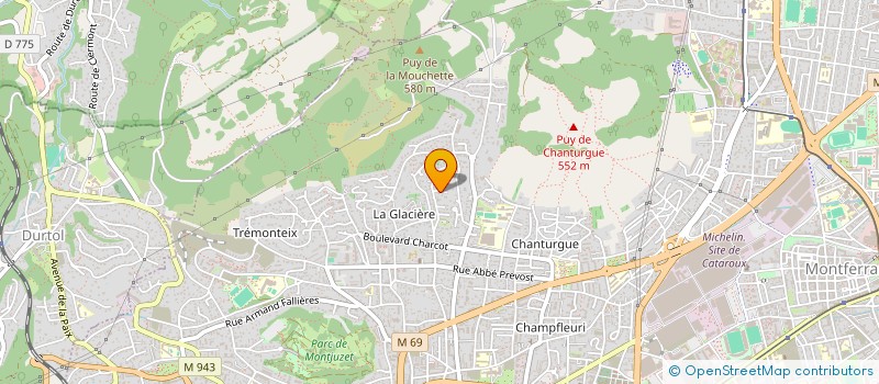 localisation de l'entreprise 828 025 551   CLERMONT-FERRAND