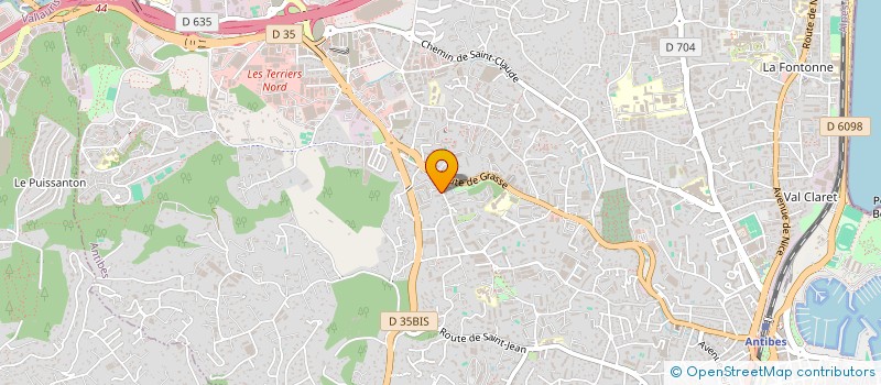 localisation de l'entreprise 828 041 269 à ANTIBES