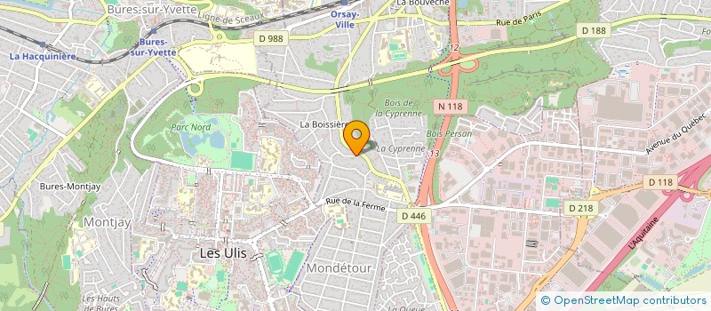 localisation de l'entreprise 828 073 528 à ORSAY
