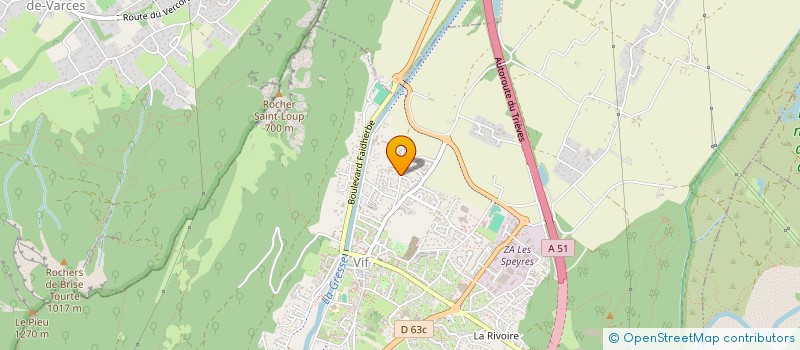 localisation de l'entreprise 828 114 215   VIF