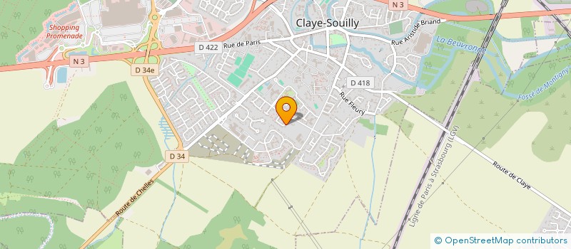 localisation de l'entreprise 828 132 258 à CLAYE-SOUILLY