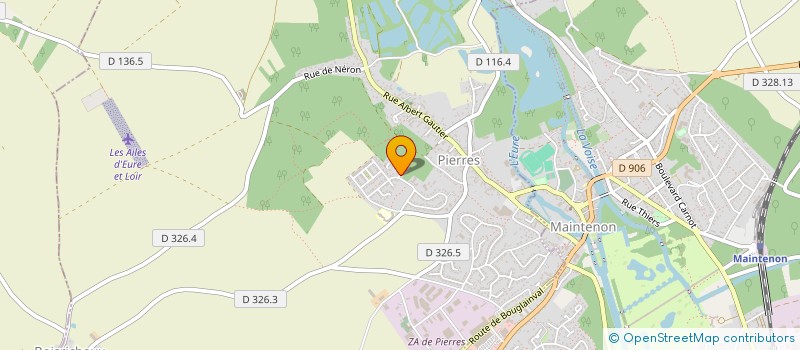 localisation de l'entreprise 828 133 140 à PIERRES