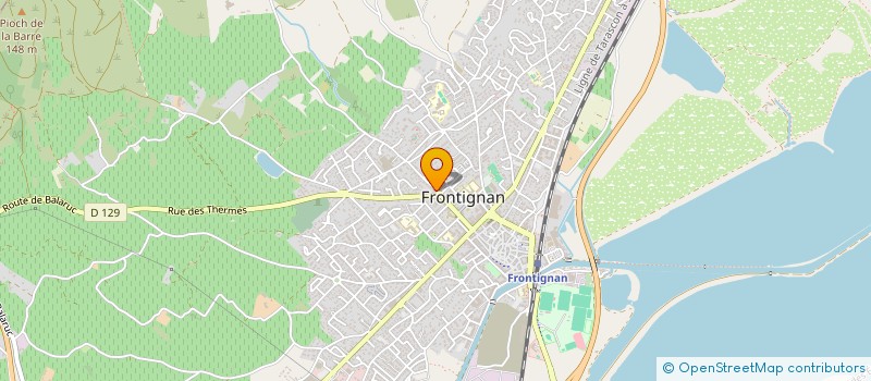 localisation de l'entreprise 828 135 095  à FRONTIGNAN