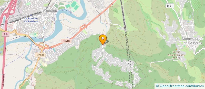 localisation de l'entreprise 828 135 962   LE BOULOU