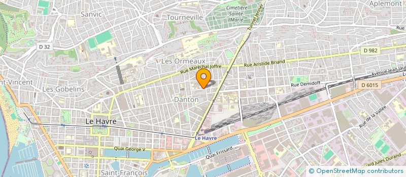 localisation de l'entreprise 828 136 655  à LE HAVRE