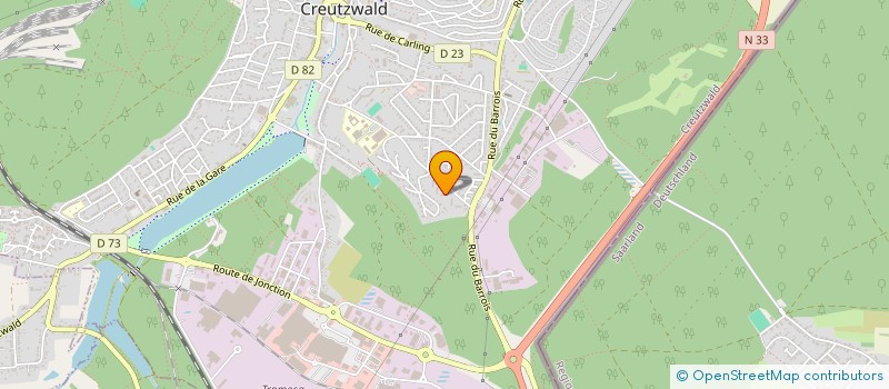 localisation de l'entreprise 828 150 599   CREUTZWALD