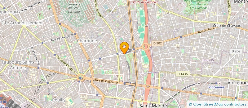 localisation de l'entreprise 828 151 530   BAGNOLET