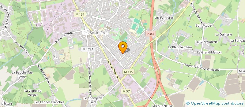 localisation de l'entreprise 828 151 985   LES SORINIERES