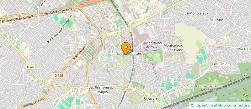 localisation de l'entreprise 828 156 166  à SEVRAN