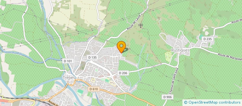 localisation de l'entreprise 828 172 890   TREBES