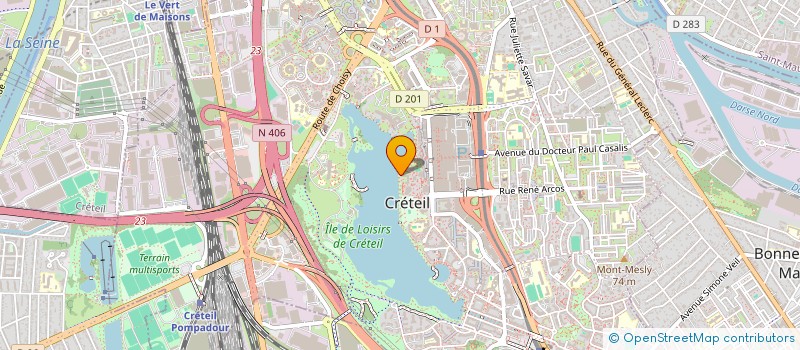 localisation de l'entreprise 828 214 411   CRETEIL