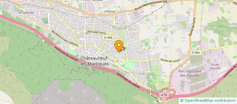 localisation de l'entreprise 828 221 077   CHATEAUNEUF-LES-MARTIGUES