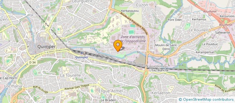 localisation de l'entreprise 828 256 271  à QUIMPER